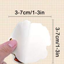 50 张/包猫宠物贴纸，可爱卡通动物美学标签，自粘密封文具，适用于剪贴簿、信封、儿童礼物、青少年派对用品、激励奖励、可爱贴纸、剪贴簿用品、贴纸包