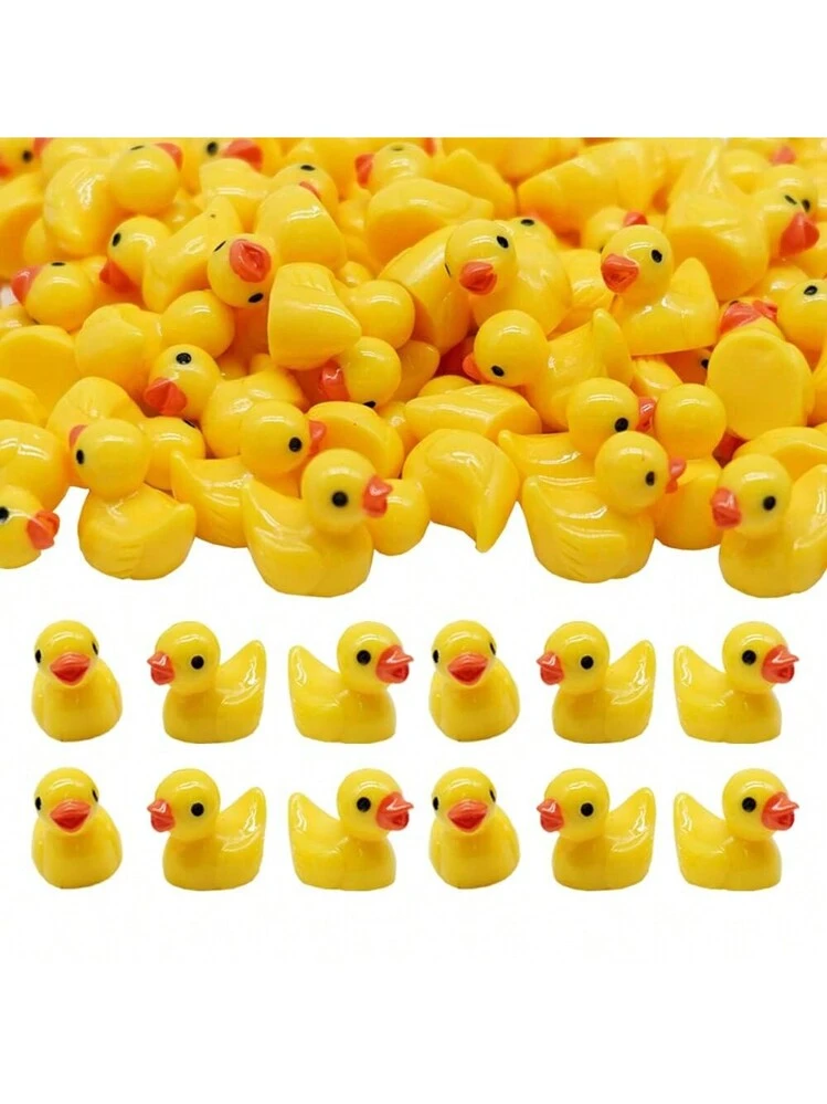 150 Mini Patos Y Ranas De Resina Brillan Oscuridad Para Jardín, Casa Muñecas O Manualidades Ranas Que Brillan En La Oscuridad