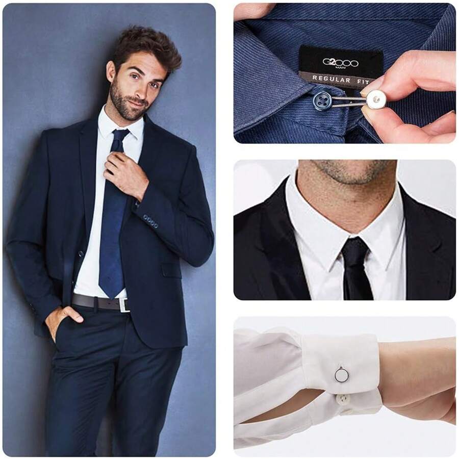 12pcs, Collar Extenders, Comfy & Premium Invisible Neck Extender, Adds