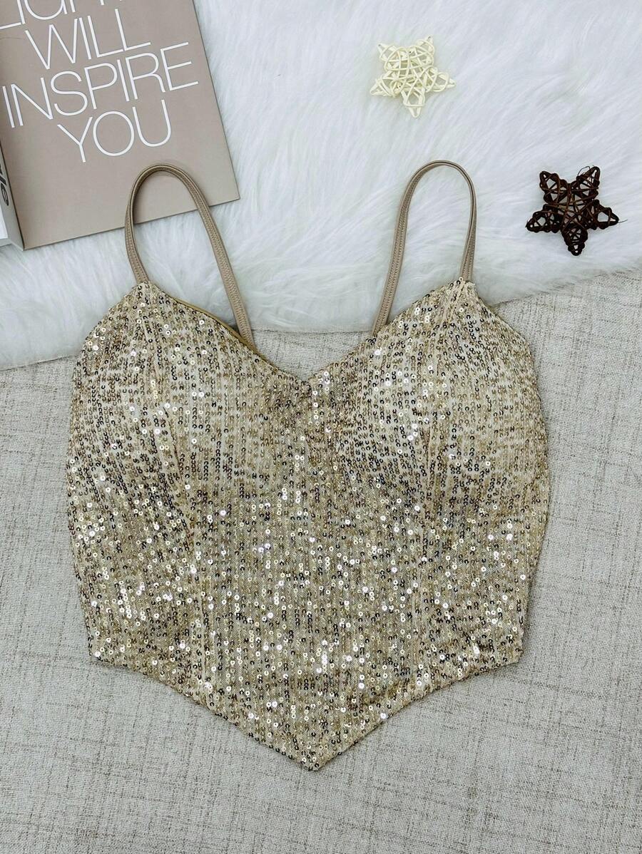 Women Tops - 杏色 - 查看 1