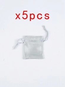 5 cái Đúng mốt Vải Sa tanh & Lụa Dây rút Đối với Nhẫn , Hoa tai , Vòng tay , Ngày lễ tình nhân Đối với phụ nữ - Túi dây rút satin - Xem 29