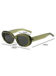 1pc New Korean Style Vintage Gm Sunglasses For Women Men, Ins Style Uv Protection Shades Cute Sunglasses Beach Sun Glasses Beach Accessories For Women Sun Glasses Sunglasses Shades Basics And Suit For Sweater Jeans Sweatpants Hoodie Jackets Dress And Long Sleeve Shirt