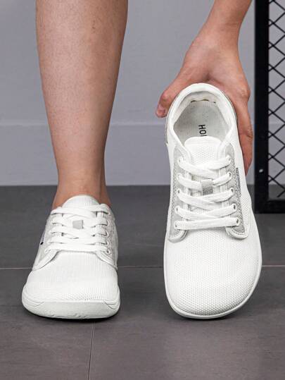 (One Size Larger) Women's Fitness Shoes, Women's Lightweight Casual Walking Shoes, Comfortable Non-Slip Rubber Sole Wide Toe Barefoot Shoes, Unisex Sports Shoes