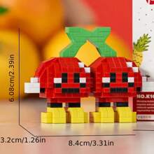 Micro-Particle Assembly Block Toy, Food Series Fruit Simulation, Diy Creativity Gift Room Decoration - Multicolor - View 13