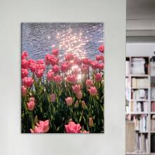 1 PC Khung gỗ Canvas Poster, Phong cách Bắc Âu, Tranh tường màu hồng, Poster Canvas, Nghệ thuật treo tường Trang trí nhà cửa, Trang trí tường, Phòng khách, Phòng ngủ, Văn phòng, Nhà hàng, Quầy bar Trang trí phòng tắm, Không thấm nước, Tranh vẽ, Tác phẩm nghệ thuật - Nhiều màu - Xem 10