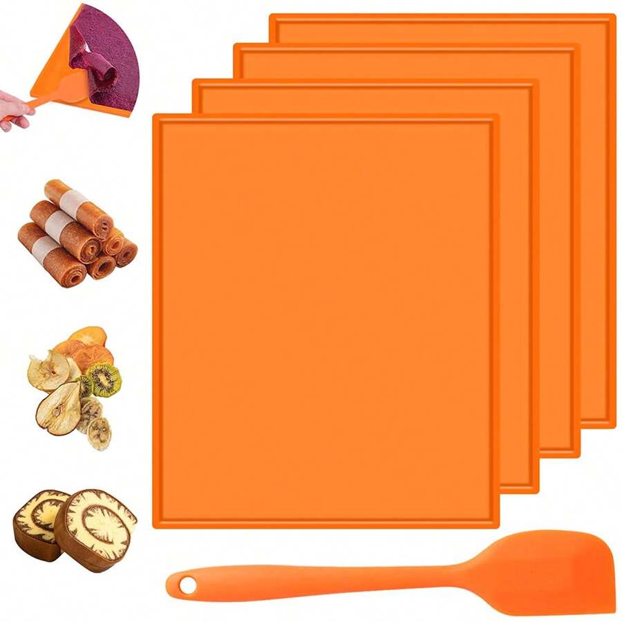 Silicone Dehydrator Sheets Reusable Food Dehydrator Sheets Dryer Mesh