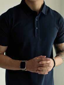 Men Polo Shirts - Azul Marino - Ver 2