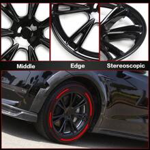 4PCS Wheel Covers For 2020-2023 Tesla Y 19-Inch ABS Hubcap Rim Protectors Whirlwind-Shaped Wheel Trim Covers By IKON MOTORSPORTS. - Gaya Arakhnida - Hitam Mengkilap - View 1