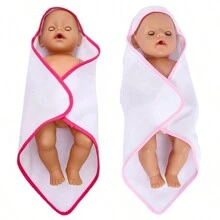 1pc 39*39cm Doll Clothes Cuddle Blanket For Doll Girls Up To 18 Inches, Suitable For 43cm Reborn Dolls,18" Doll Accessories,American Doll Clothes - Multicolor - View 8