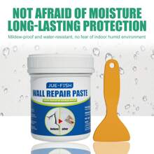 Wall Repair Patch Paste, 100g Per Piece Including A Scraper. Two Styles Are Randomly Dispatched To Fix Cracks, Moisture, And Mildew On Wall Surface