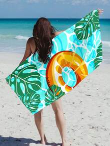 1 Miếng Vòng bơi Mẫu Khăn đi biển , Hoạt hình Phong cách Sợi siêu mịn Hồ bơi Khăn tắm Đối với - Nhiều màu - Xem 1