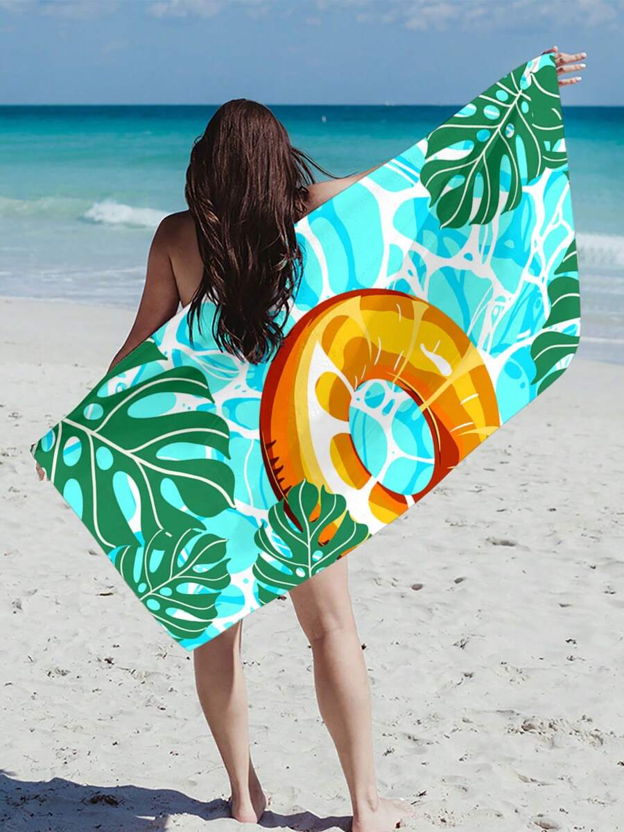 1 Miếng Vòng bơi Mẫu Khăn đi biển , Hoạt hình Phong cách Sợi siêu mịn Hồ bơi Khăn tắm Đối với - Nhiều màu - Xem 1