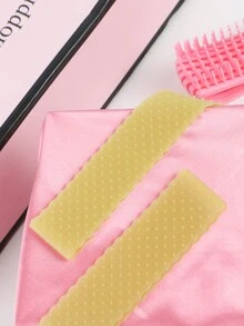 假髮握把防滑透明矽膠假髮固定矽膠假髮握把自然握力頭帶適合女士舒適彈性假髮握把帽適用於蕾絲假髮固定假髮正面 - 卡其色 - 查看 6