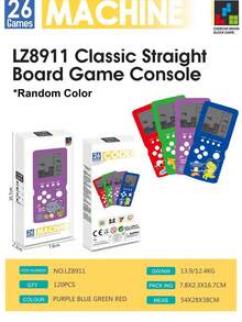 Mini Handheld Game Console (Battery Not Included) With 26 Retro Style Pixelated Games Including Russian Block And Various Classic Style Vintage Controllers - Colors Shipped Randomly - View 18