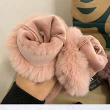 Women Full Finger Gloves - Pink - View 3