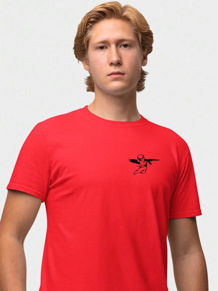 Men T-Shirts - Đỏ - Xem 1