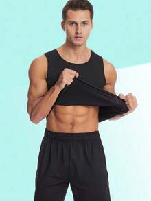 Sports Outdoor 1pc Men's Running Sports Shapewear Casual Gym Wear Quick Drying Tights Training Sports Vest Dry And Breathable