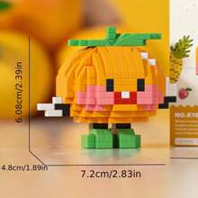 Micro-Particle Assembly Block Toy, Food Series Fruit Simulation, Diy Creativity Gift Room Decoration - Multicolor - View 18
