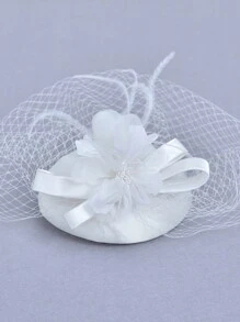 Mũ quyến rũ nhỏ dành cho nữ Váy cưới màu đen quý phái cổ điển của Anh Mũ sắt Đêm che mặt ở Thượng Hải Mũ nón Phụ kiện Mũ quyến rũ dành cho nữ Mũ đua ngựa Mũ dự tiệc Chụp ảnh cưới cô dâu Mũ sắt Mũ trang nhã Mũ đen Mũ trắng Mũ quyến rũ Mũ nữ màu hồng Nơ mũ duyên dáng - A - Xem 11