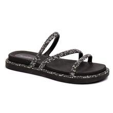 Women Flat Sandals - 黑色 - 查看 1