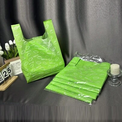 50 Bolsas De Camiseta De Plástico Del Dia De San Patricio Con Patrón De Rugby Verde Fluorescente De 1 A 10 Galones - Bolsas De Plástico A Granel De Agradecimiento, Bolsas De Compras, Bolsas Para Llevar, Bolsas Para Llevar, Bolsas De Supermercado Y Bolsas De Empaque Para Bolsa De Basura De Coche Y Bolsa De Basura De Empaque De Mano, Bolsas De Mercancía, Bolsas De Almacenamiento De Ático Para Cualquier Propósito, Bolsas De Basura Grandes, Bolsas De Plástico Pequeñas Para Negocios