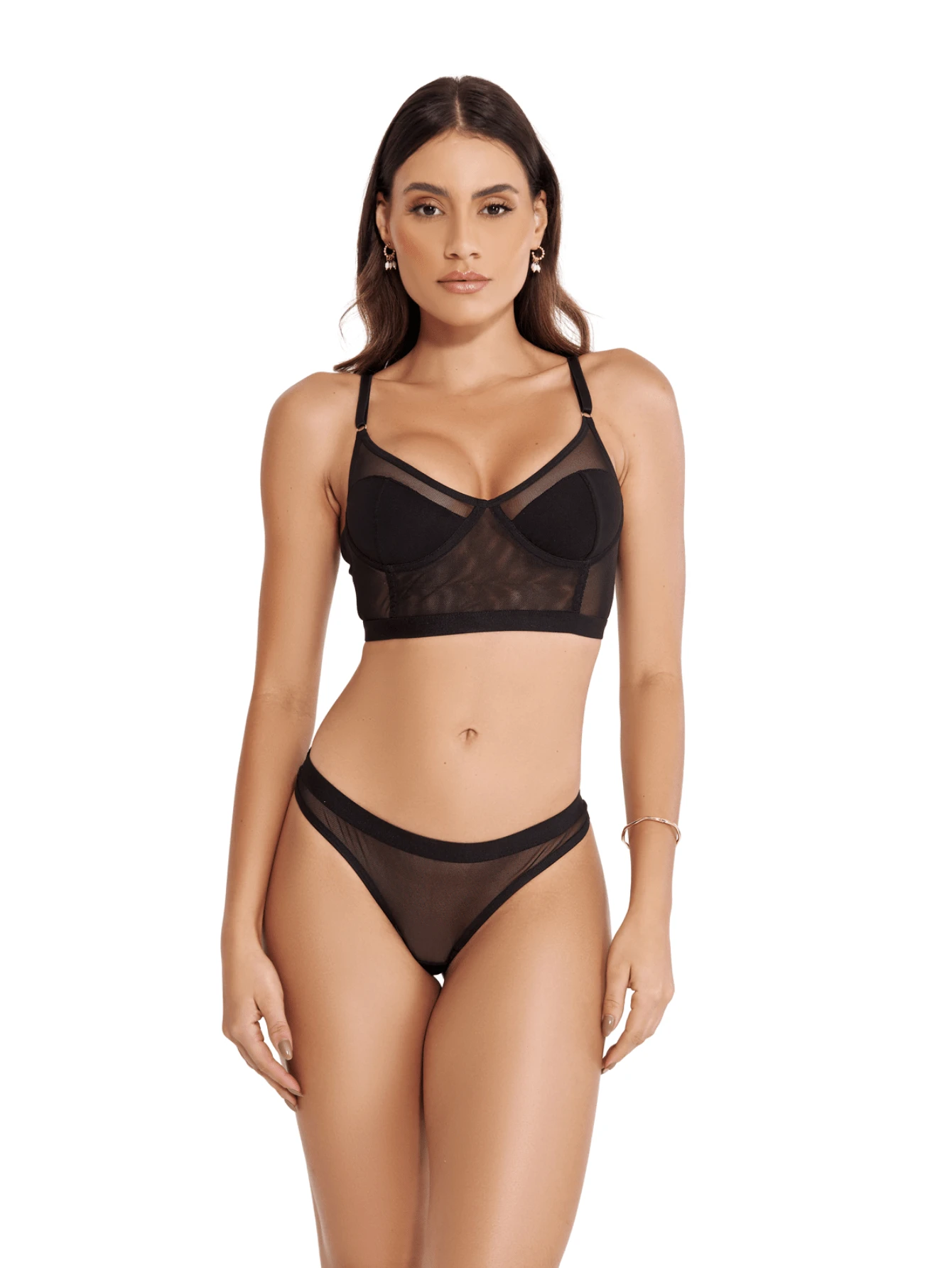 Women Sexy Lingerie Sets - 黑色 - 查看 1