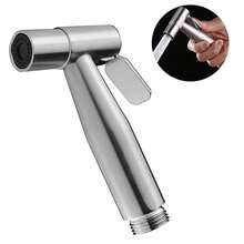 3pcs Toilet Bidet Spray Kit High-Pressure Boosting Spray Head 304 Stainless Steel For Bathroom Use Bathroom Accessories Bathroom Tools - Silver - View 7