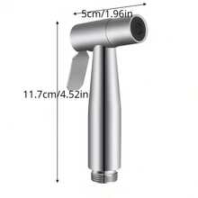 3pcs Toilet Bidet Spray Kit High-Pressure Boosting Spray Head 304 Stainless Steel For Bathroom Use Bathroom Accessories Bathroom Tools - Silver - View 8