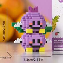 Micro-Particle Assembly Block Toy, Food Series Fruit Simulation, Diy Creativity Gift Room Decoration - Multicolor - View 17