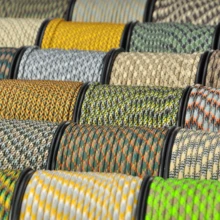 Cuerda Paracord De Nylon Al 100% 4mm 550lbs De 7 Cuerdas Tipo Iii, Cuerda Paracaídas De Supervivencia - Camuflaje Jager - Ver 3