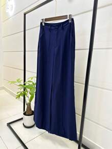 Women Pants - 藍色 - 查看 2