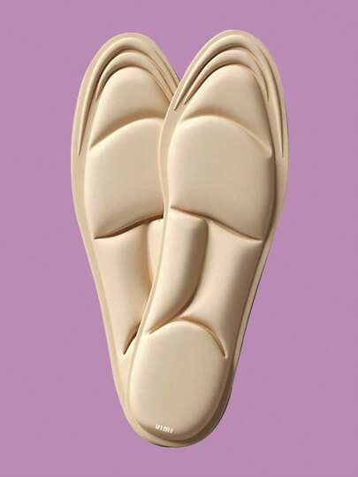 Par De Plantillas Ultra Sueves Memory Foam 5D Con Absorcion De Impactos Transpirable De Arco Soporte 23-26