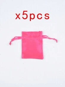 5 cái Đúng mốt Vải Sa tanh & Lụa Dây rút Đối với Nhẫn , Hoa tai , Vòng tay , Ngày lễ tình nhân Đối với phụ nữ - Túi dây rút satin - Xem 31