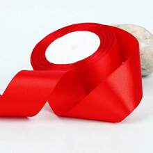 1 Roll 4cm Satin Ribbon, 22 Meters, Diy Handmade Rose Flower Material, Cake Box Packaging Ribbon, Flower Bouquet Wrapping, Gift Packaging Ribbon, - Width About 4cm - View 15