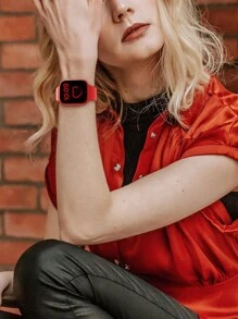 St.siabe 3-In-1 Includes A Wristband, Case, And Film For Women And Men. I Fashion Classic Monochrome Silicone Watch Bring Compatible With Apple Watch Band 38mm 40mm 41mm 45mm 44mm 42mm 49mm Belt, Soft, Comfortable, And Breathable Replacement Strap With Apple Watch Ultra Series S10/9/SE/8/7/6/5/4/3/2/1 Bracelet Accessories Correa