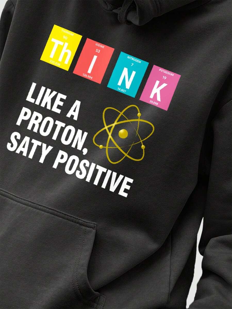 Men Hoodies - 黑色 - 查看 1