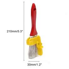 1pc Paint Brush Handheld Paint Edger Tool - Perfect For Indoor And Outdoor Wall And Ceiling Painting - Red - View 5