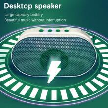 Small Wireless Speaker, Hi-Fi Sound Quality, Heavy Bass, Suitable For Car, Outdoor And Home Use - Green - View 4