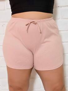 Plus Size Shorts - 彩色 - 查看 7