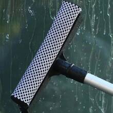 1pc Car Window Cleaner Brush Kit Windshield Cleaning Wash Tool Inside Interior Auto Glass Wiper With Handle Car Accessories - Black - View 2