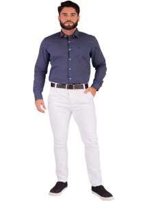 Urban Zone Jeans Men Pants - 白色 - 查看 6