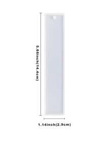DIY 创意长书签环氧树脂硅胶模具，易于脱模 - 白色 - 查看 6