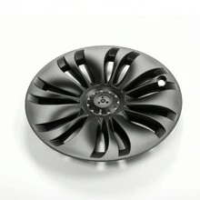 4PCS Wheel Covers For 2020-2023 Tesla Y 19-Inch ABS Hubcap Rim Protectors Whirlwind-Shaped Wheel Trim Covers By IKON MOTORSPORTS. - Kiểu Uberturbine - Đen mờ - Xem 5