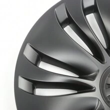 4PCS Wheel Covers For 2020-2023 Tesla Y 19-Inch ABS Hubcap Rim Protectors Whirlwind-Shaped Wheel Trim Covers By IKON MOTORSPORTS. - Kiểu Uberturbine - Đen mờ - Xem 6