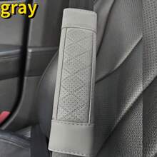 1 Miếng phổ cập Ghế ô tô Thắt lưng chất liệu da PU An toàn Thắt lưng Vai Che phủ Thoáng khí Sự bảo vệ Dây an toàn Đệm Tấm lót Nội thất ô tô Người bảo vệ Phụ kiện - màu đen - Xem 7