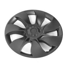 4PCS Wheel Covers For 2020-2023 Tesla Y 19-Inch ABS Hubcap Rim Protectors Whirlwind-Shaped Wheel Trim Covers By IKON MOTORSPORTS. - 對稱設計風格-青銅色 - 查看 4