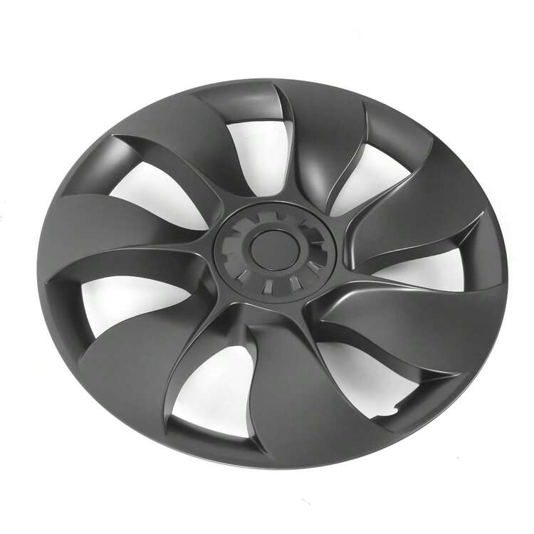 4PCS Wheel Covers For 2020-2023 Tesla Y 19-Inch ABS Hubcap Rim Protectors Whirlwind-Shaped Wheel Trim Covers By IKON MOTORSPORTS. - 對稱設計風格-青銅色 - 查看 4