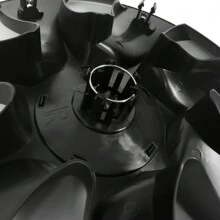 4PCS Wheel Covers For 2020-2023 Tesla Y 19-Inch ABS Hubcap Rim Protectors Whirlwind-Shaped Wheel Trim Covers By IKON MOTORSPORTS. - 對稱設計風格-青銅色 - 查看 5