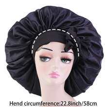 1 Miếng Có thể điều chỉnh Lụa Sa tanh Khăn xếp Mũ lưỡi trai Đối với Đang ngủ , Phụ nữ Người đàn ông Đàn hồi Dây buộc tóc Đối với Dài Tóc xoăn , Phòng tắm Phụ kiện - nhiều màu - Xem 3