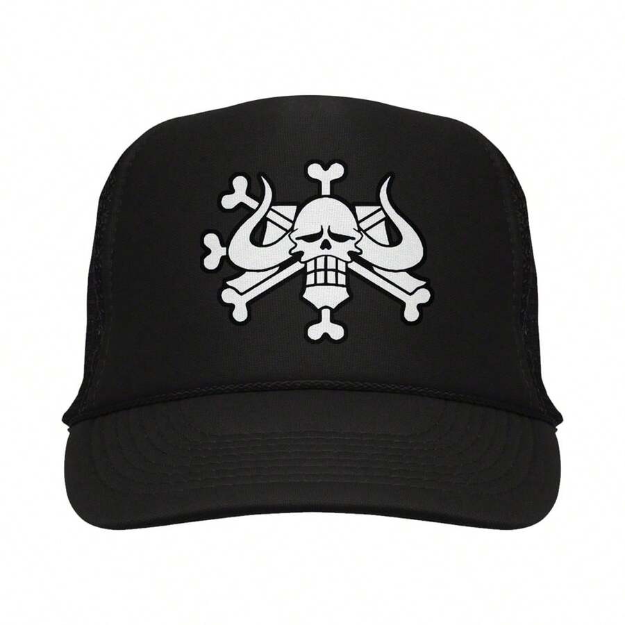 Gorra One Piece Hyakuju No Kaido Rey De Las Bestias Yonko - Negro - Ver 1